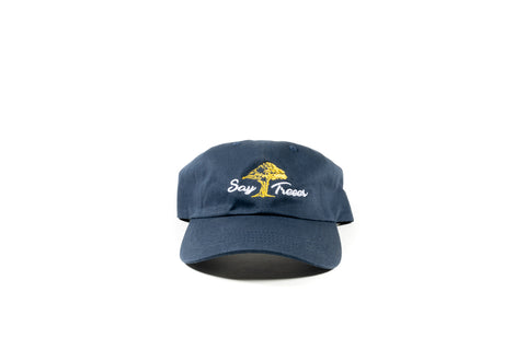 Say Treees Navy/Yellow Tree Dad Hat
